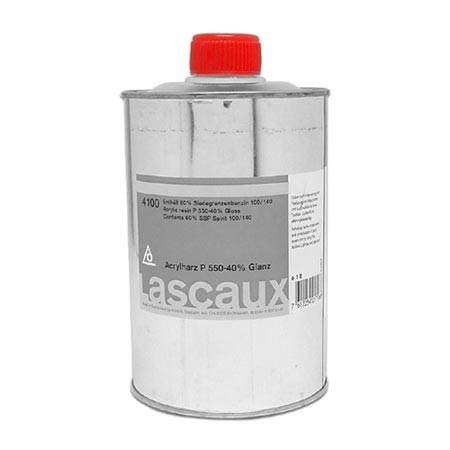 Lascaux acrylic resin P550-40% in white spirit (Plexisol) 1l