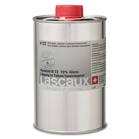 Lascaux Paraloid B72-10% - oplosmiddelhoudende grondverf - flacon 1l