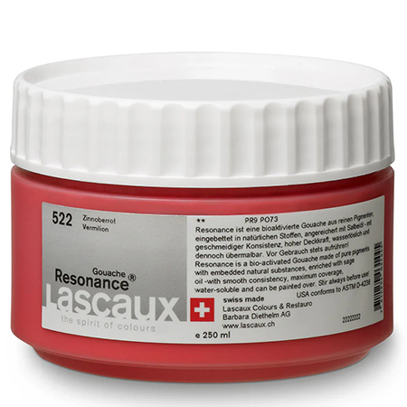 Lascaux Resonance Gouache - extra-fijne plakkaatverf - pot 250ml
