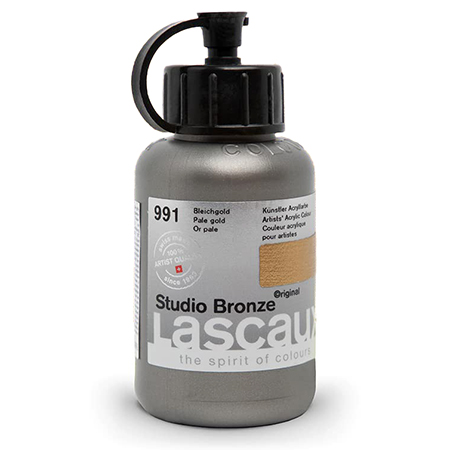 Lascaux Studio Bronze Original - extra-fijne acrylverf - flacon 85ml