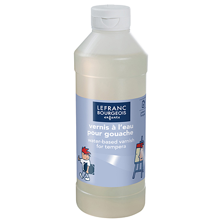 Lefranc Bourgeois Water-based gouache varnish - 500ml bottle