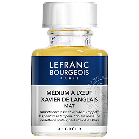 Lefranc Bourgeois Xavier de Langlais - egg tempera medium - 75ml bottle
