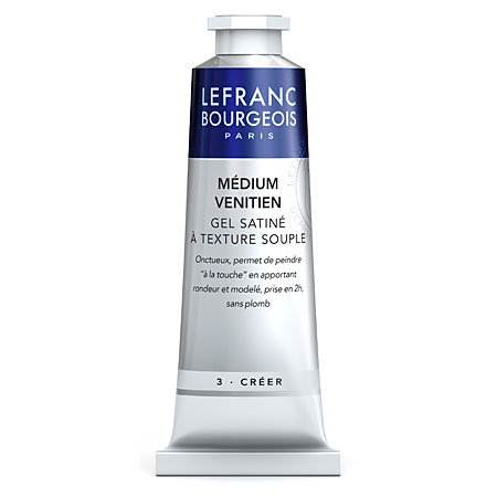Lefranc & Bourgeois Médium vénitien - gel satiné à texture souple - tube 60ml