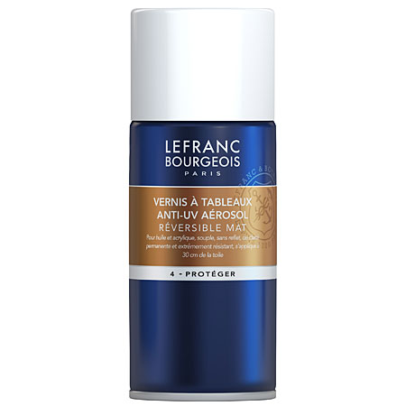 Lefranc Bourgeois Anti UV picture varnish - reversible - matt - spray can