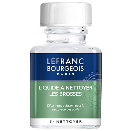 Lefranc & Bourgeois Brush cleaning fluid - 75ml bottle