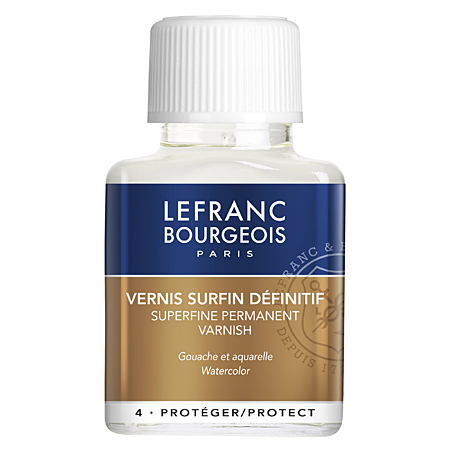 Lefranc Bourgeois Surfine varnish for gouache & watercolour - 75ml bottle