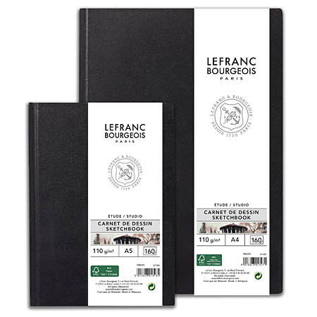 Lefranc Bourgeois Studio - tekenalbum - stevige omslag - 160 vellen 110gr/m²
