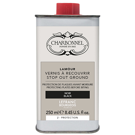 Lefranc Bourgeois Charbonnel Lamour - zwarte beschermende vernis