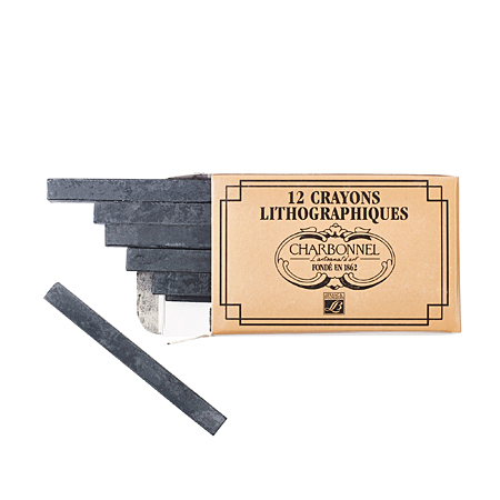 Lefranc Bourgeois Charbonnel - boîte de 12 crayons lithographiques