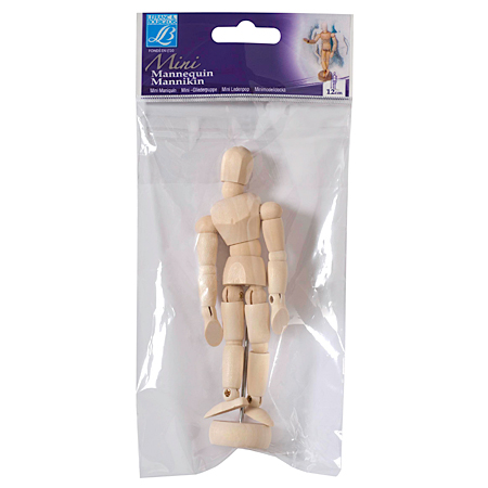 Lefranc Bourgeois Mini mannequin en bois - 11cm