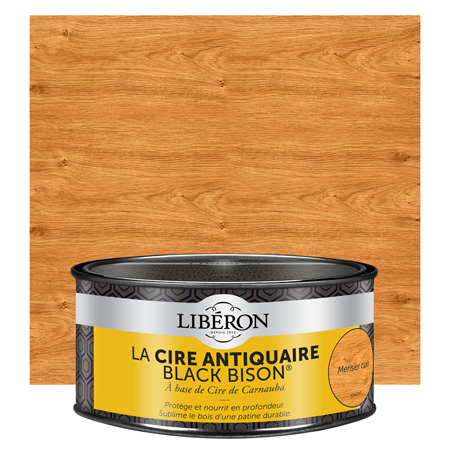 Liberon Black Bison Antique Wax - carnauba wax - 500ml - light cherry