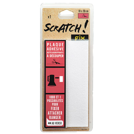 ScratchFix Feuille adhésive auto-agrippante - 10x20cm