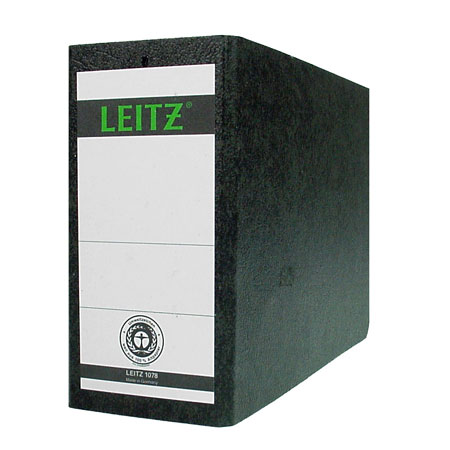 Leitz Lever arch file - cardboard - A5 - spine 80mm - black