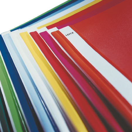 Leitz Report file - PVC clear front/coloured back - A4