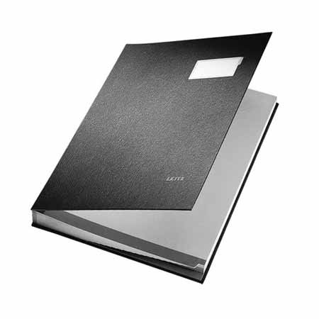 Leitz Signature book - hard laminated cover - A4 - 20 dividers