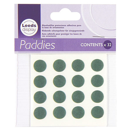 Leeds Display Paddies - pack of 32 adhesive protective pads