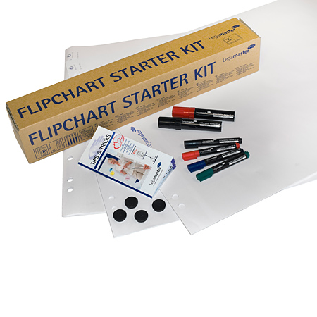 Legamaster Flipchart Starter Kit - jeu d'accessoires pour chevalet de conférence