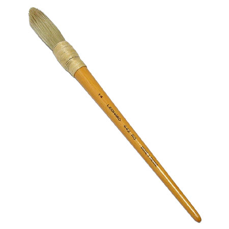 Leonard Brush series 642 - hog bristle - round - long handle