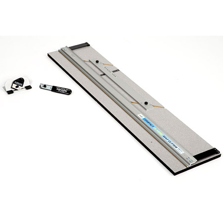 Logan 301S Compact - board mounted mat cutting system - mat board, guide rails & 2 cutters (straight & bevel cut)