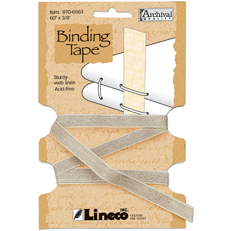 Lineco Linen tape for binding - 0,95cmx1,524m