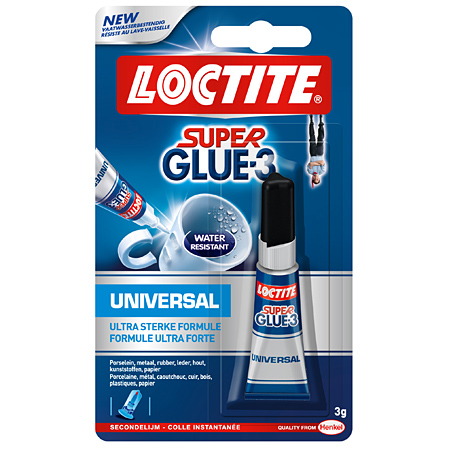Loctite Super Glue-3 Universal - super strong instant glue - 3g tube