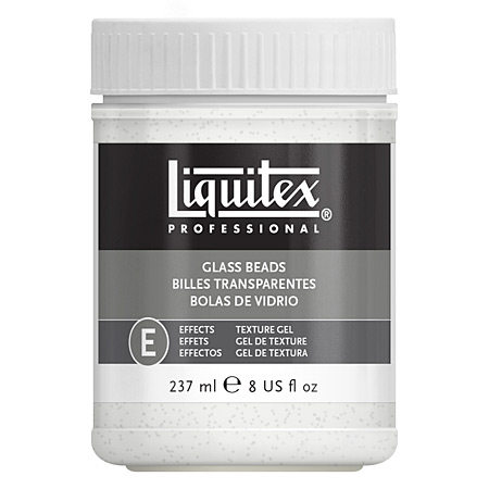 Liquitex Professional - texture gel - glass beads - 237ml jar