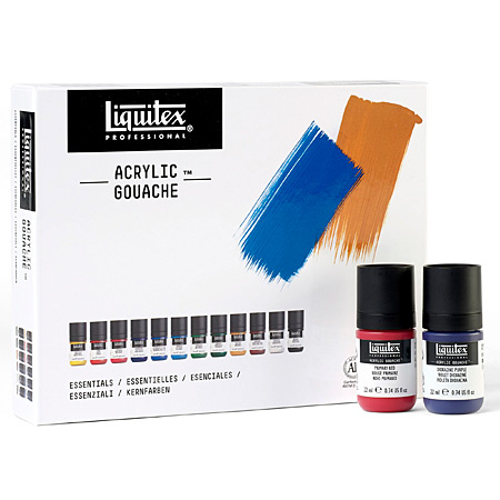 Liquitex Professional - assortiment de flacons 22ml d'acrylique gouache