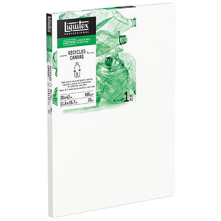 Liquitex Professional Recycled Canvas - stretched canvas - 100% recycled - universally primed - 19mm thickness