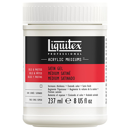 Liquitex Professional - satin gel medium - 237ml jar