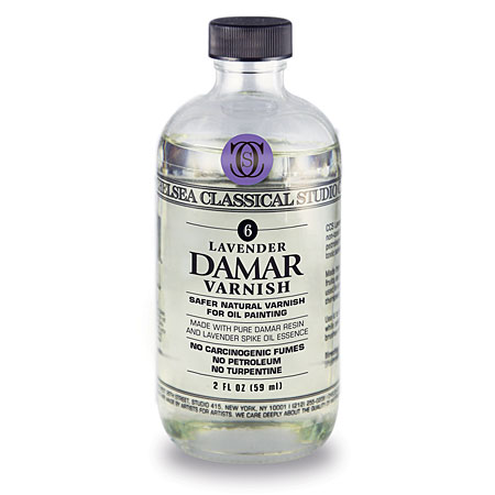 Chelsea Classical Studio lavender damar varnish - 59ml bottle