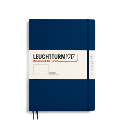Leuchtturm1917 Classic Master Slim - carnet d'écriture - couverture rigide - 123 pages - 22.5x31.5cm (A4+)