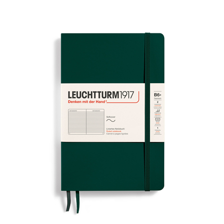Leuchtturm1917 Classic Paperback - carnet d'écriture - couverture souple - 123 pages - 12.5x19cm (B6+)