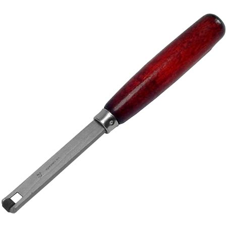 Lyons Roulette with straight shaft - wooden handle - dot pattern