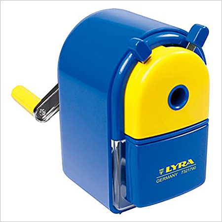 Lyra Office sharpener - manual - max. 12mm diameter - blue & yellow