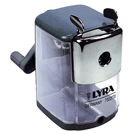 Lyra Office sharpener - manual - max. 12mm diameter - black