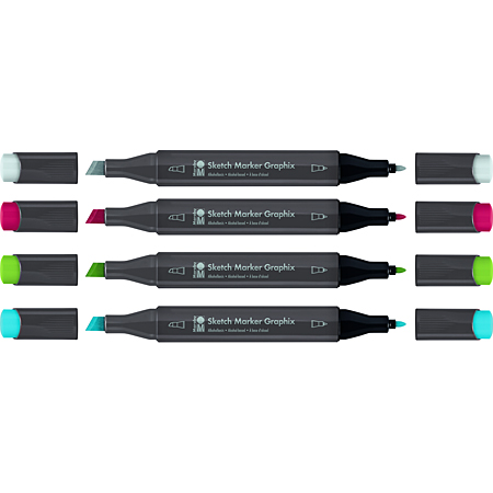 Marabu Graphix Sketch Marker - alcohol-based marker - fine tip & chisel tip
