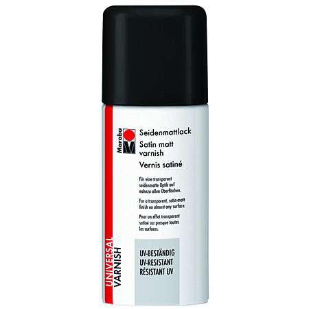 Marabu Satin-gloss universal varnish - with UVLS - 150ml spray can