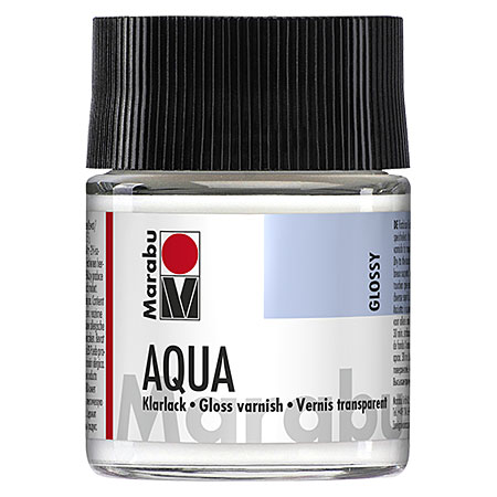 Marabu Aqua - glanzende vernis - op waterbasis - flacon 50ml
