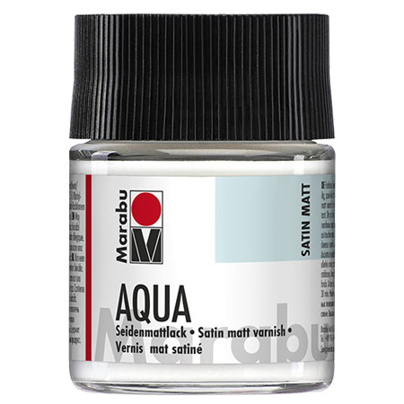 Marabu Aqua - gesatineerde vernis - op waterbasis - flacon 50ml