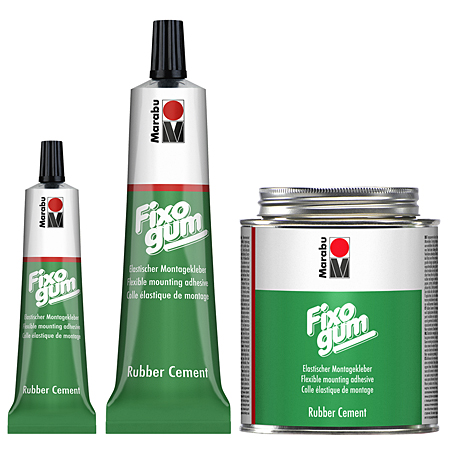 bloeden huiselijk genade Marabu Fixogum - rubber cement - acid free transparent glue - Schleiper -  Complete online catalogue