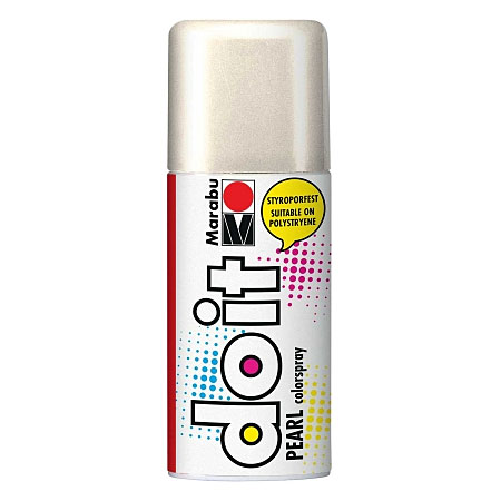 Marabu Do It Colorspray Pearl - acrylverf - spuitbus 150ml - parlemoerwit