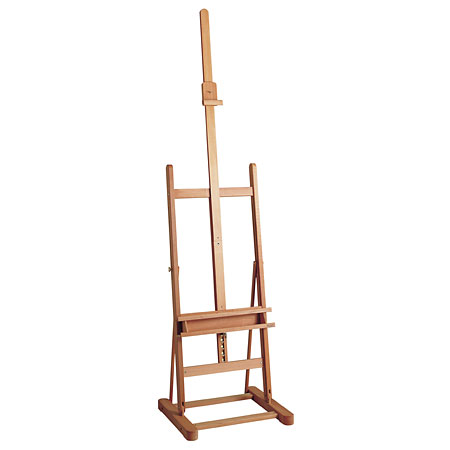 Mabef Studio easel - oiled beech wood - adjustable angle - canvas up to 215cm
