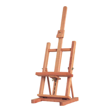 Mabef Table easel with ratchet control - oiled beech wood - adjustable angle - canvas up to 60cm