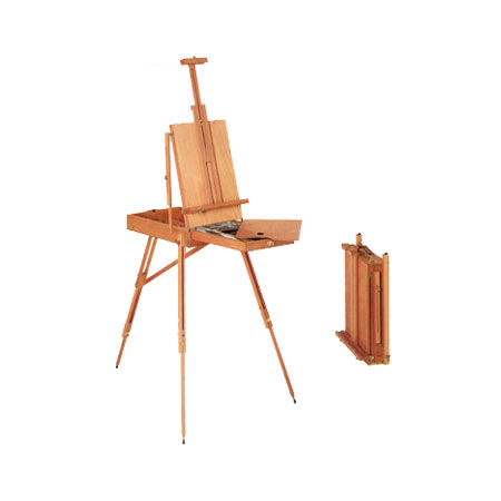 Mabef Portable box easel with legs - oiled beech wood - canvas up to 87cm