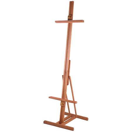 Mabef Lyre easel - oiled beech wood - adjustable angle for horizontal position - canvas up to 200cm
