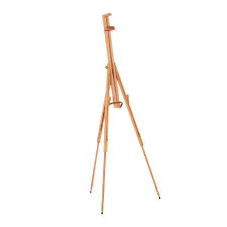Mabef Double folding easel - oiled beech wood - adjustable angle to horizontal position - canvas up to 115cm