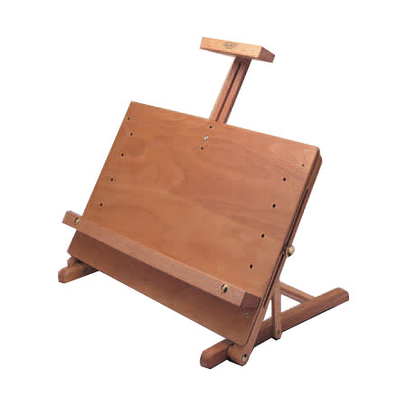 Mabef Table easel - oiled beech wood - adjustable angle to horizontal position - canvas up to 54cm