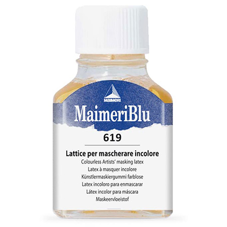 Maimeri Blu 619 - masking fluid - 75ml bottle