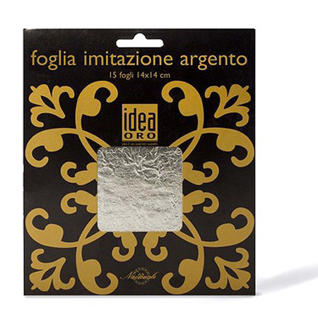 Maimeri Idea Oro Foglia Imitazione - carnet de 15 feuilles de métal - 14x14cm