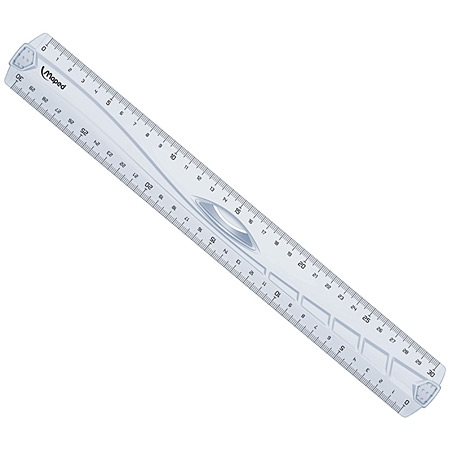 Maped Geometric - ruler in clear plastic